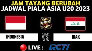 Pertandingan Piala Asia U-23 Jadwal Streaming Indonesia vs Irak